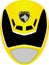 Yellow ranger helmet in Power Rangers: Space Patrol Delta (SPD)