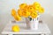 Yellow ranunculus flowers