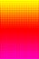 Yellow red pink halftone raster