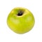 Yellow Renetta Apple on white background