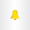 yellow ringing bell icon