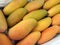 Yellow ripe rainbow mangoes