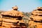 Yellow rocks in the South African Magaliesberg plateau