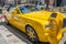 Yellow Rolls Royce Parked in Rodeo Drive in Beverly Hills