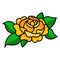 Yellow rose, beautiful romantic summer garden flower