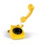 Yellow Rotary Phone