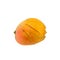 Yellow rotten mangoes isolated