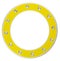 Yellow round frame