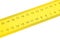 Yellow ruler close up