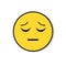 Yellow Sad Face Negative People Emotion Icon