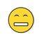 Yellow Sad Face Negative People Emotion Icon