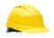 Yellow safety helmet