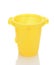 Yellow Sand Bucket on White