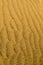 Yellow sand desert dunes.Drought, arid climate.Martian surface.