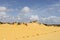 Yellow sand sunes in the Pinnacles desert, Nambung National Park, Western Australia