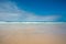 Yellow sands of Great Western beach in Newquay