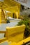 Yellow Santorini terrace 2, Greece