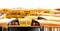Yellow school buses on white background. Transport for students