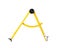 Yellow school compasses