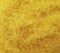 Yellow sea salt closeup organic background cosmetic crystal