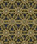 Yellow seamless decorative filigree lace patterns, calligraphy drawing in classic victorian style on black background. Fine vintag