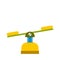 Yellow seesaw icon