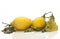 Yellow sicilian fresh lemons