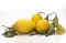 Yellow sicilian fresh lemons