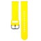 Yellow silicone strap for sports watches