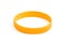 Yellow silicone wristband