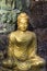 Yellow sitting Budha image