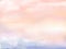 Yellow sky and white cloud detail. Sugar cotton pastel color sky for design.Summer heaven with colorful clearing sky.