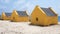 Yellow Slave houses on Bonaire