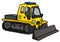 Yellow small snowplow