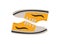 Yellow sneakers sticker