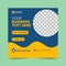 Yellow Social Media Post Design Template