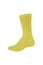 Yellow sock isolated on white