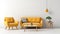 Yellow Sofa And Chair A Daz3d Inspired Minimalist Purity