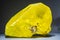 Yellow solid crystal of sulfur