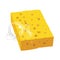 Yellow sponge with bubbles