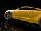 Yellow sport car