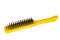 Yellow steel brush