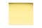 Yellow sticky note