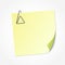 Yellow sticky note