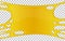 Yellow sticky slime banner with copy space