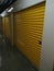 Yellow Storage Unit Facility Doors