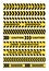 Yellow striped police line border seamless patterns