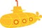 Yellow Submarine - cartoon style