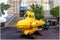 Yellow Submarine in front of Oceanography Museum in Monaco