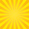 Yellow sun rays. Radial retro background. vector eps10